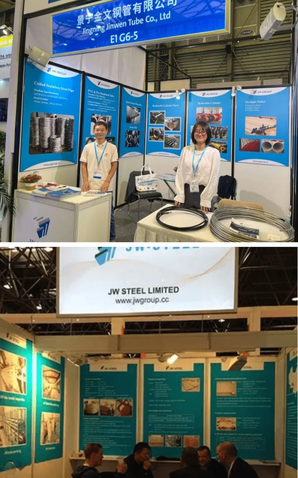 JW steel exhibition booth